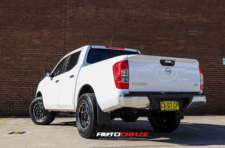 NISSAN NAVARA AB809 GLOSS BLACK MILLED